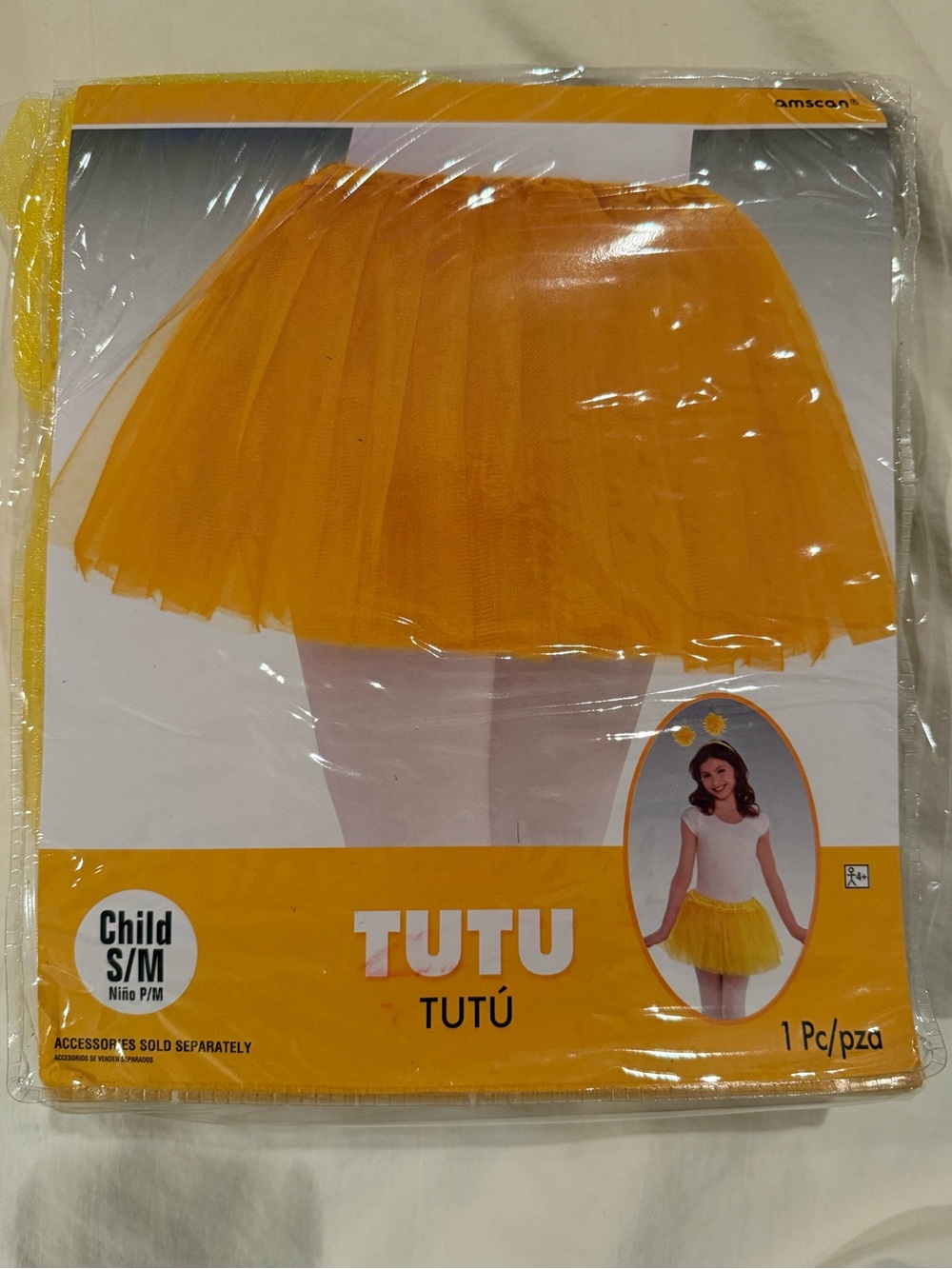 Amscan Child’s Yellow Tulle Tutu